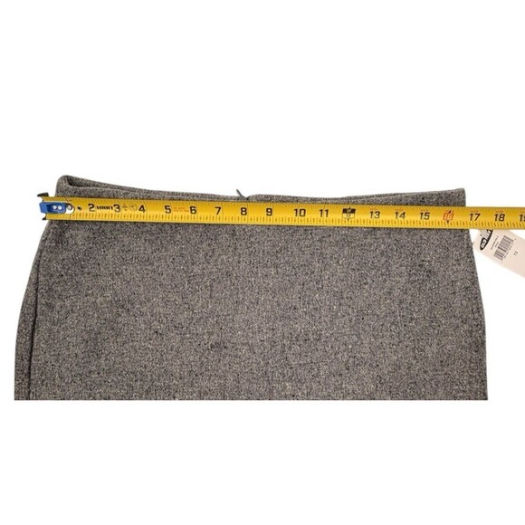 NWT Old Navy Gray Wool Blend Felted Knit Pencil Skirt Work Office Minimalist 12 - Picture 6 of 13